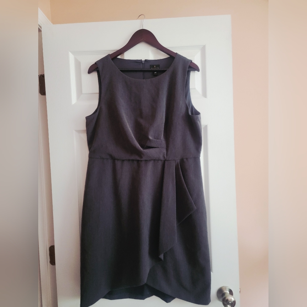Worthington 16P | Charcoal Asymmetrical Dress